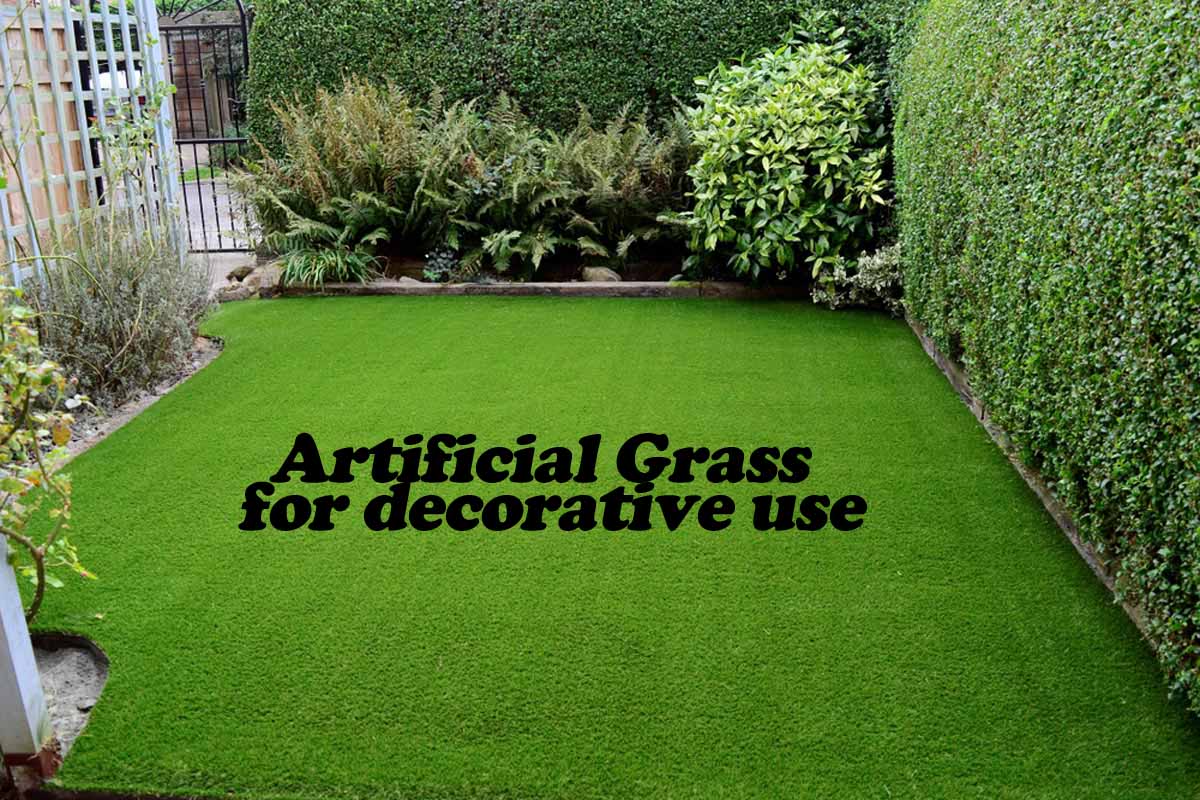 Artificial Grass for decorative use