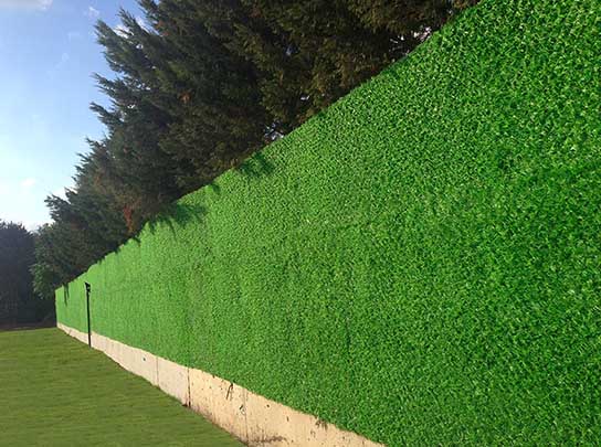 Grass fence panel
