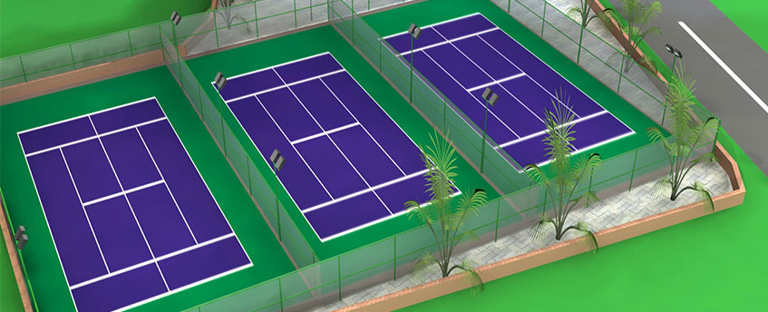 What is Acrylic Flooring for Tennis Court